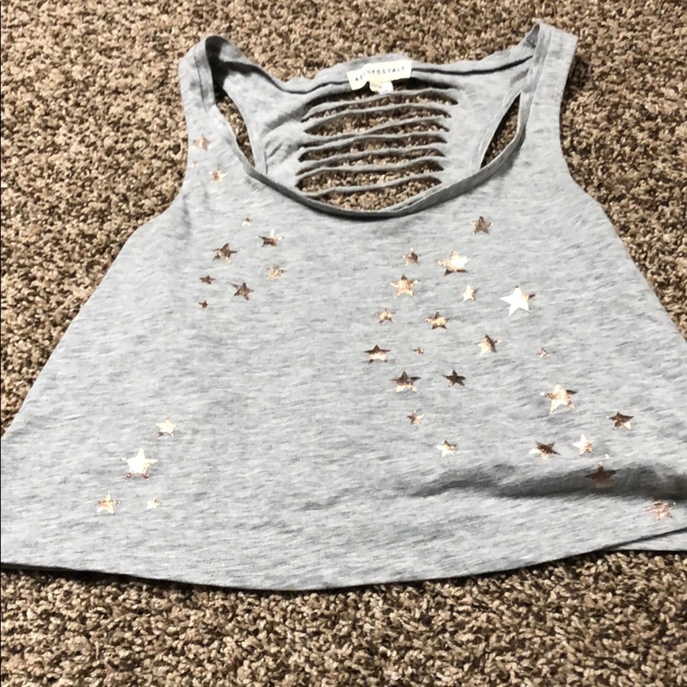 nwot star crop top
